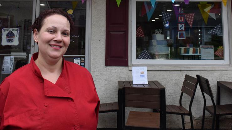Jacqueline Ramos opened her business, Jacquie’s Pastry Café, in Hatfield.