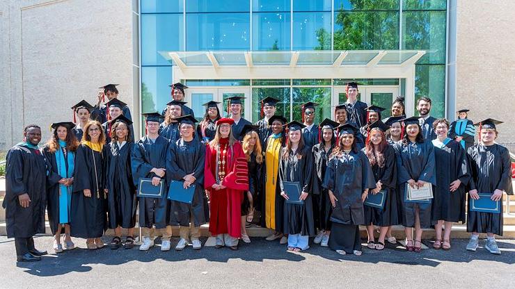 Twenty-three students from nine different school entities proudly received their high school diplomas on May 22 after completing the Gateway to College Program at Montgomery County Community College. Photo by Linda Johnson